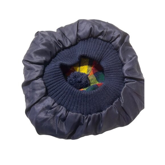 Ingles Buchan Buchanan Tartan Wool Beret Pom Pom Made in Scotland 100% Wool - Picture 4 of 5